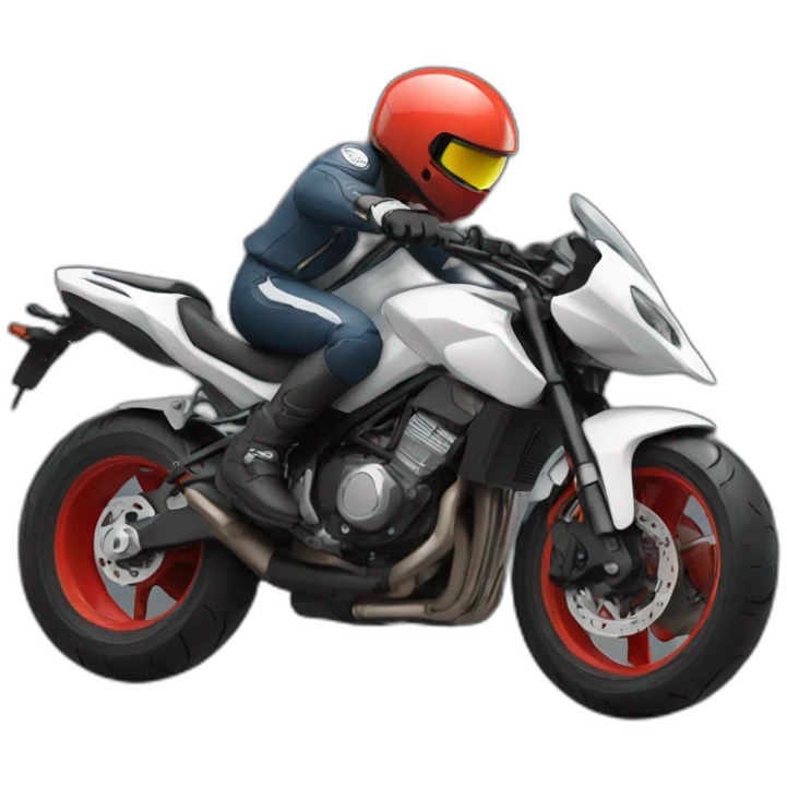 motorcycle wheelies emoji