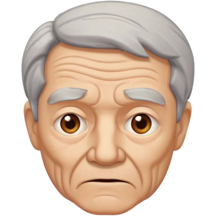 confused old man emoji
