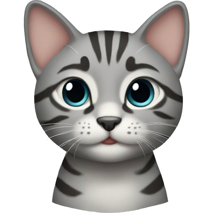 grey tabby emoji