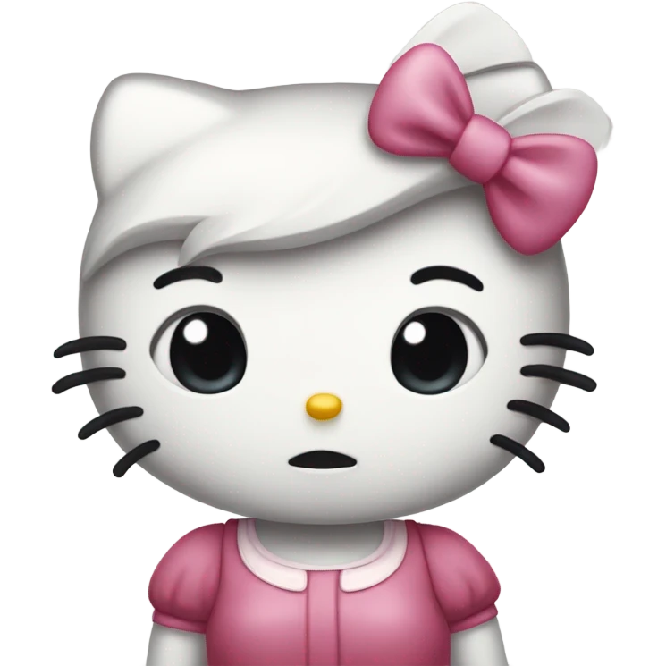 hello kitty sad emoji