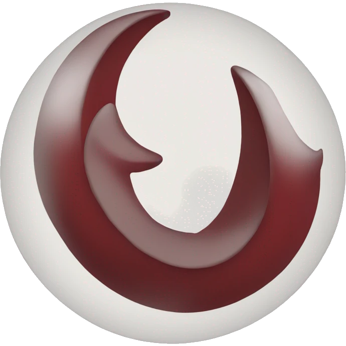 Dark Red Crescent emoji