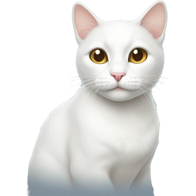 white cat emoji
