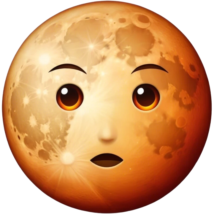 Lunar eclipse emoji
