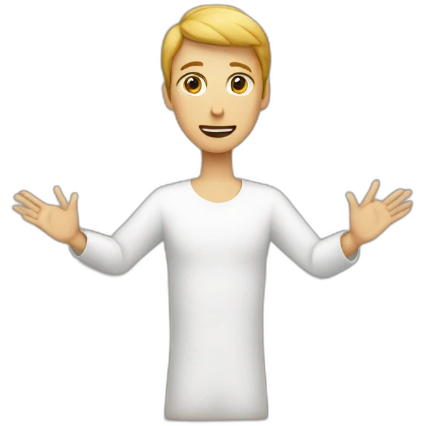 who makes cross with their hands emoji