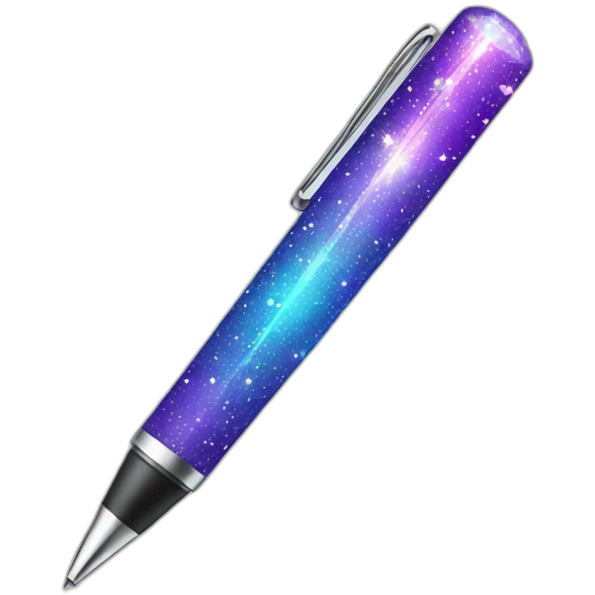 pen sparkling stars emoji