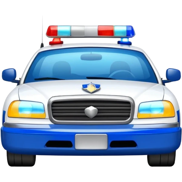police car emoji