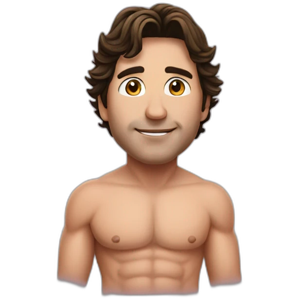 Trudeau shirtless emoji