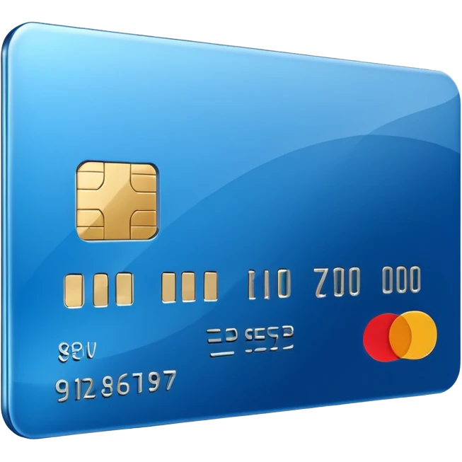 3D style credit card icon, no text emoji