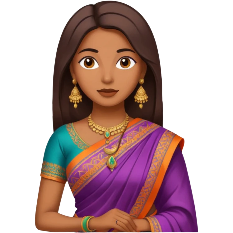 indian saree emoji