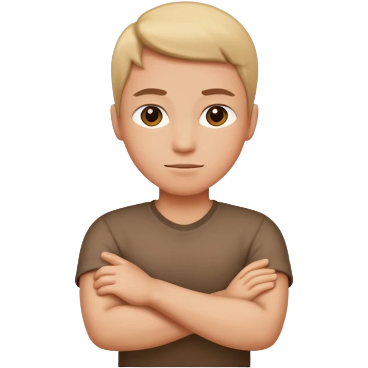 with arms cross emoji