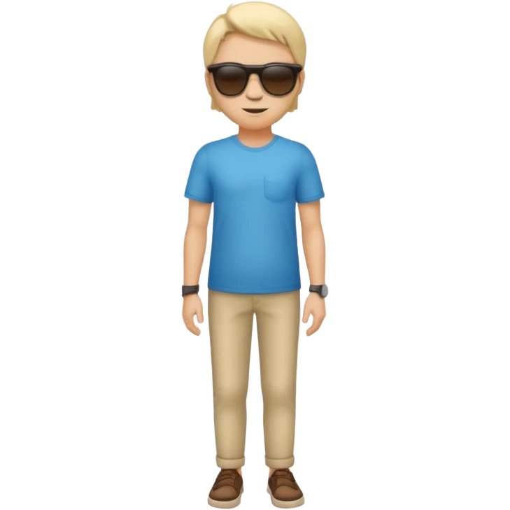 full body generic celebrity wearing sunglasses emoji