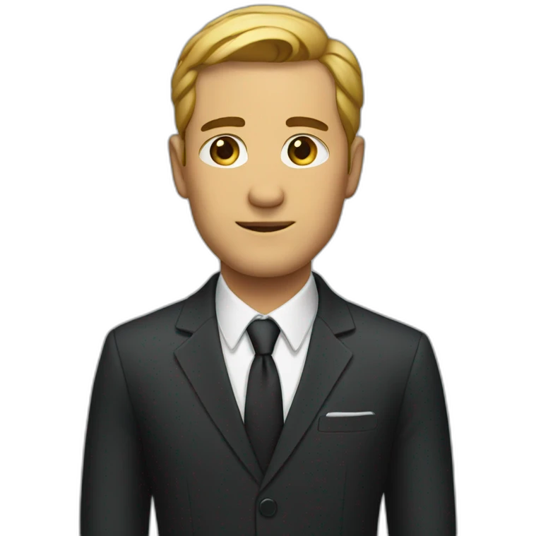 man in suit emoji