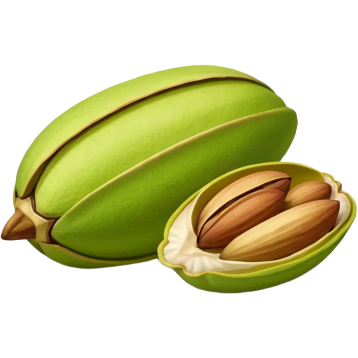 raw pistachio emoji