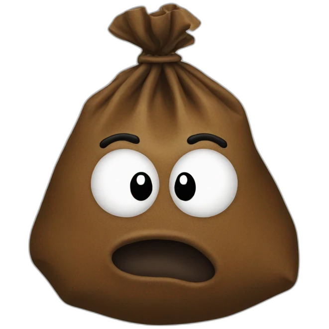 Poo bag emoji