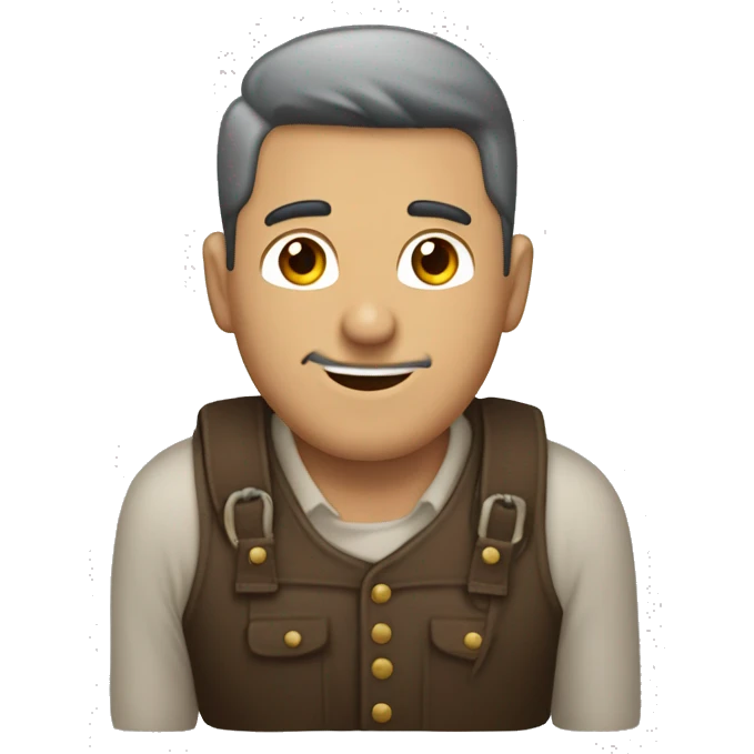 Hombre de 30 años con las manos abiertas, no sabe los que haces emoji