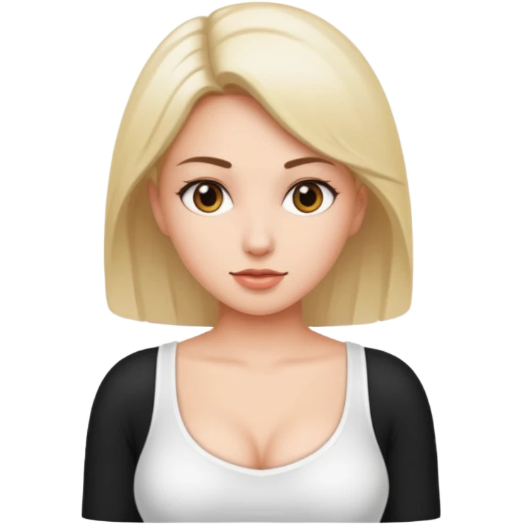 A woman's breasts emoji