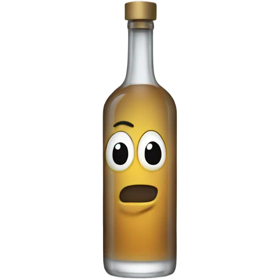 Vodka bottle  emoji