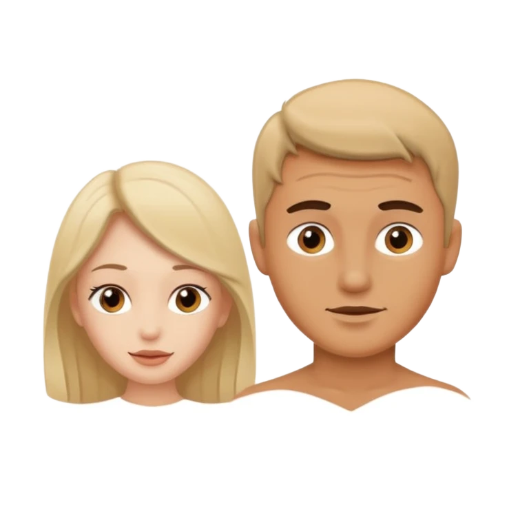 Naked woman fucked by naked man emoji