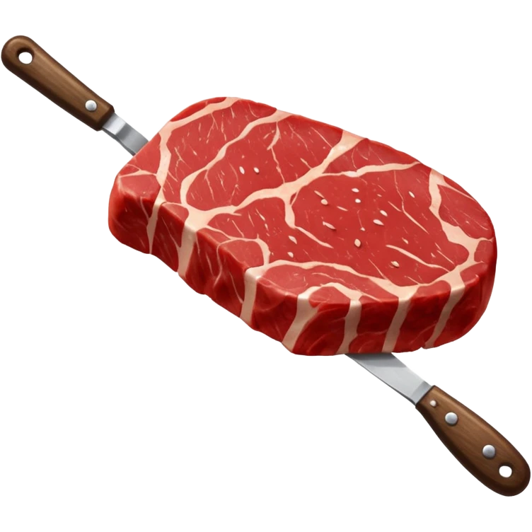 hitting steak with hand emoji