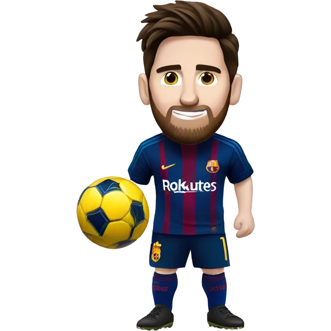 Messi  en el real Madrid  emoji