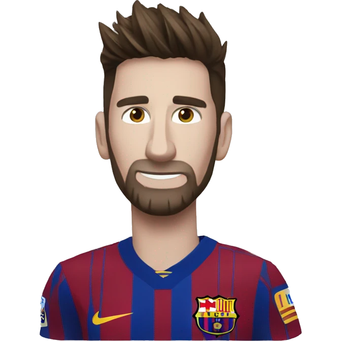 carro manejado por messi emoji