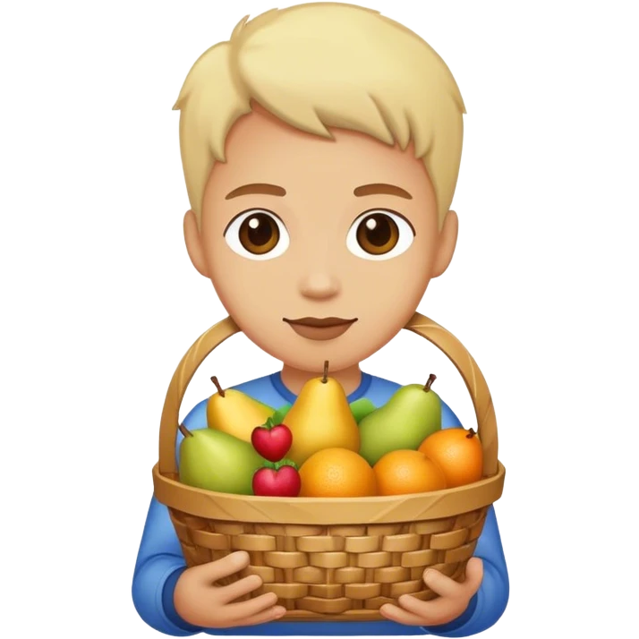 a boogie with a fruit basket emoji