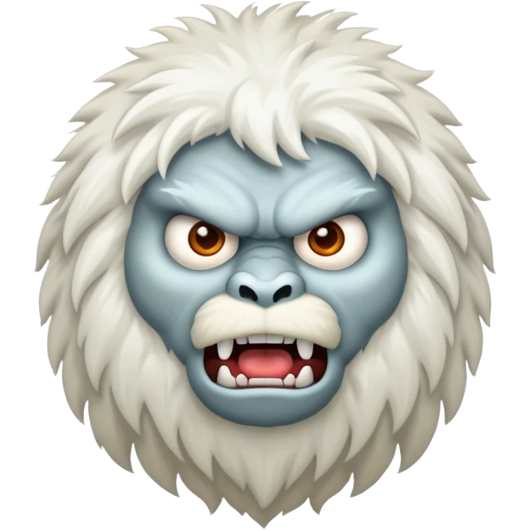 Angry yeti emoji