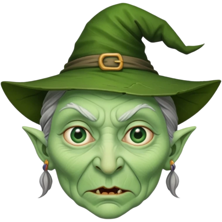 Crazy Witch face character face only front face

 emoji