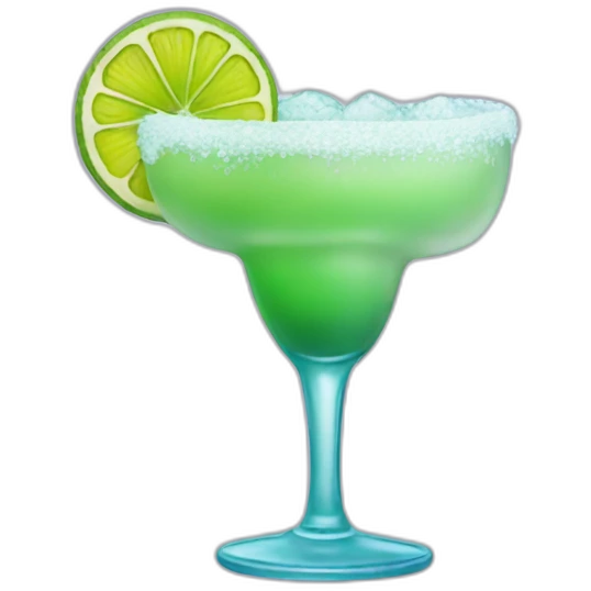 Frozen margarita emoji
