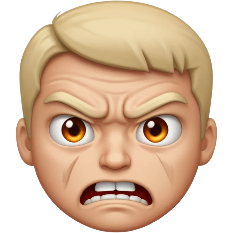 Angry face  emoji