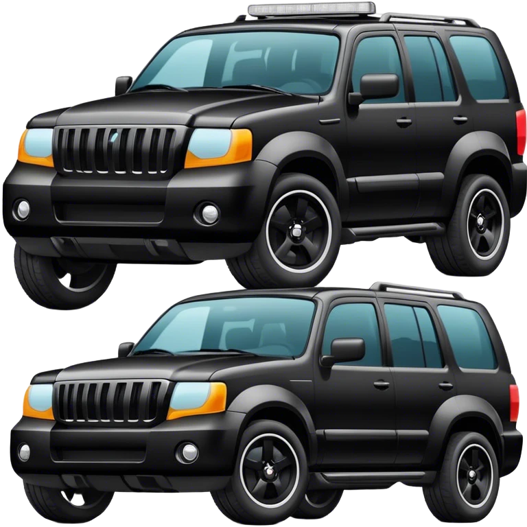 Black suv emoji