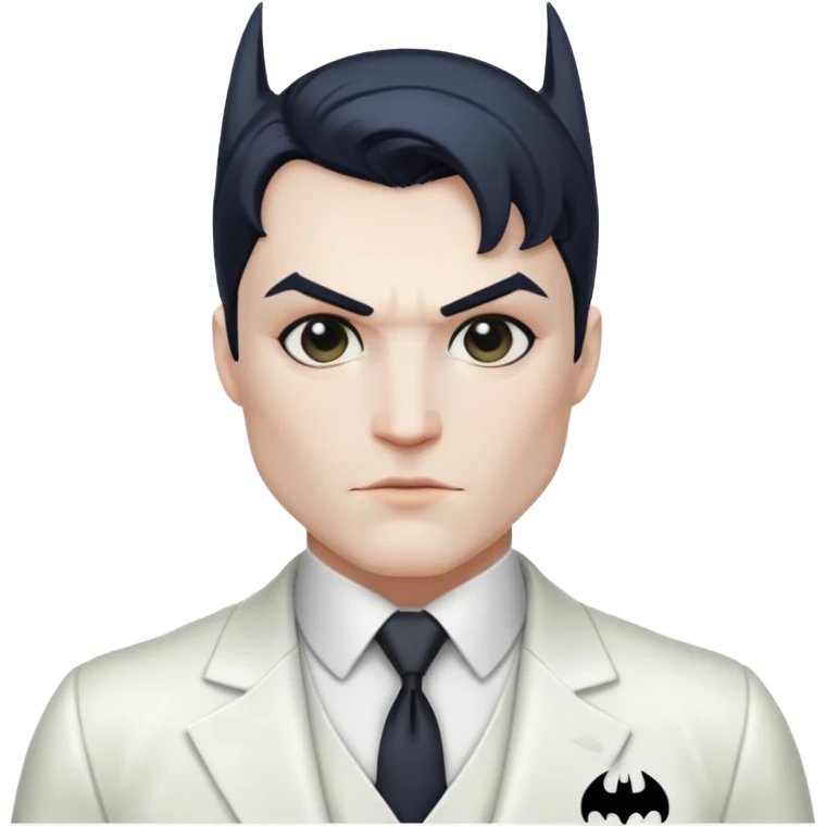 batman white emoji