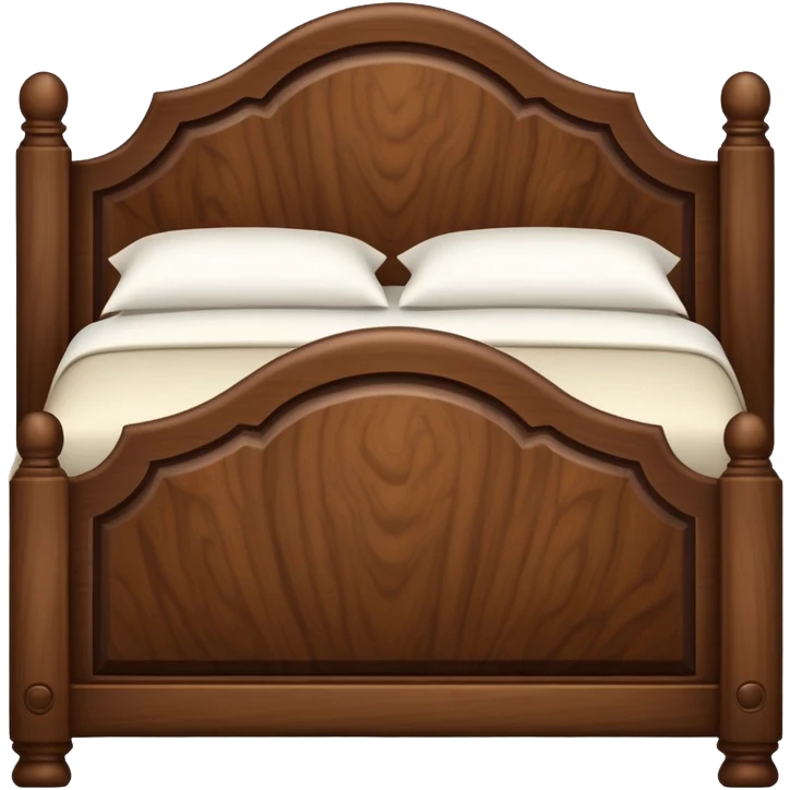 Walnut bed emoji