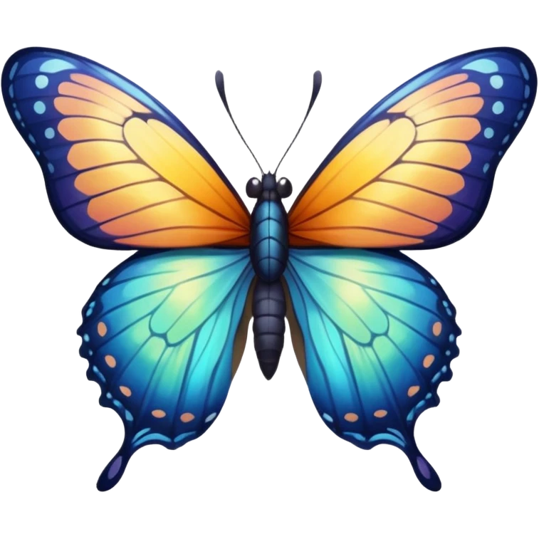 Butterfly with abs  emoji