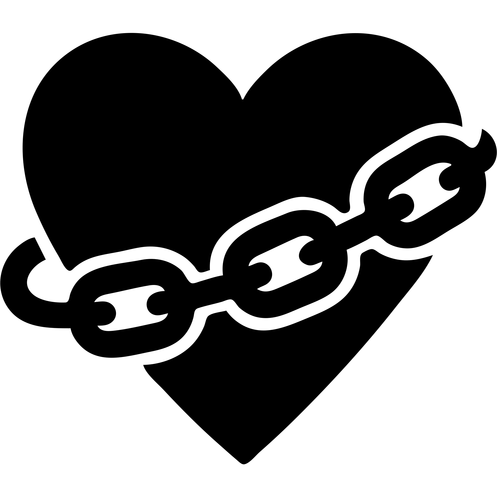 A heart with a chain wrapped around it or attached to it emoji
