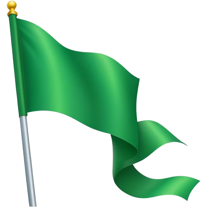 green flag emoji