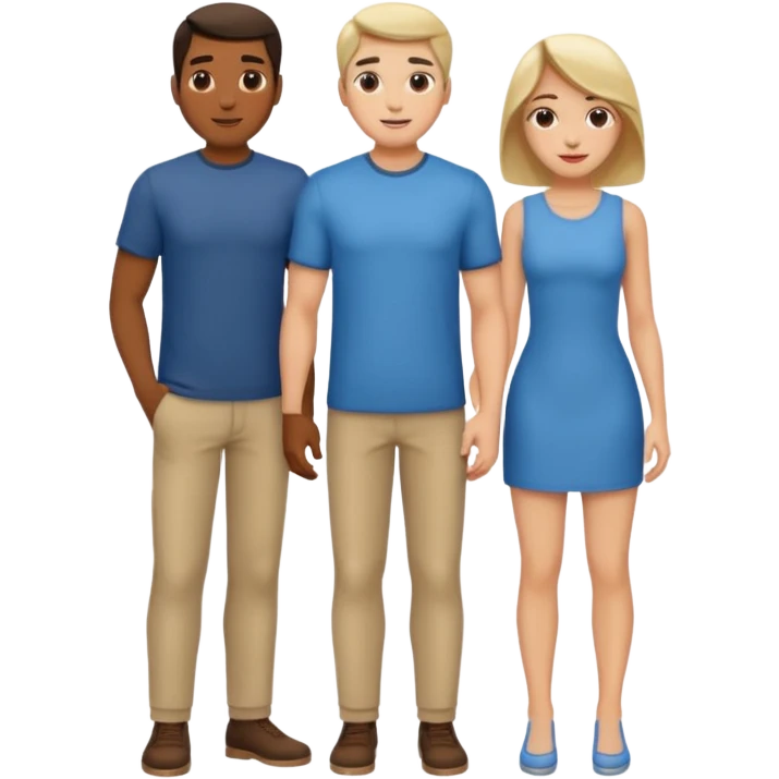 man next to woman full length emoji