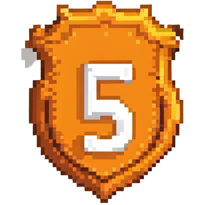 HTML5 logo with orange shield shape and white number 5 emoji