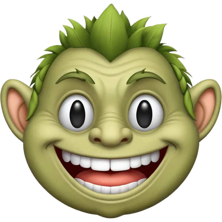 A TROLL FACE EMOJI emoji