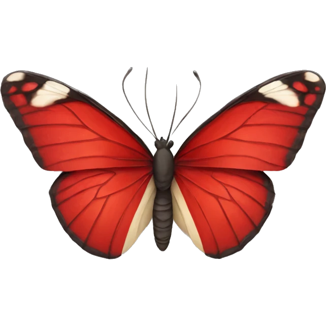 Red butterfly  emoji