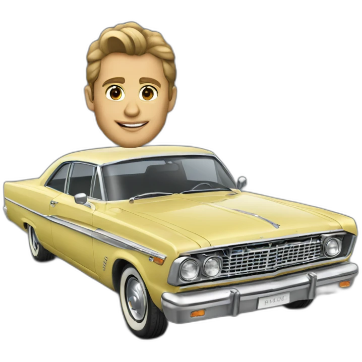 ford fairlane film characted emoji