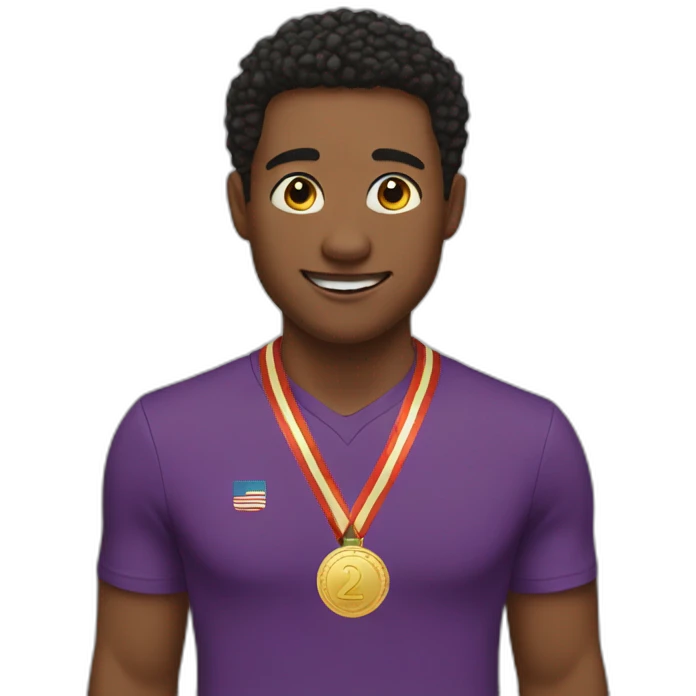 erick giving himself a medal emoji