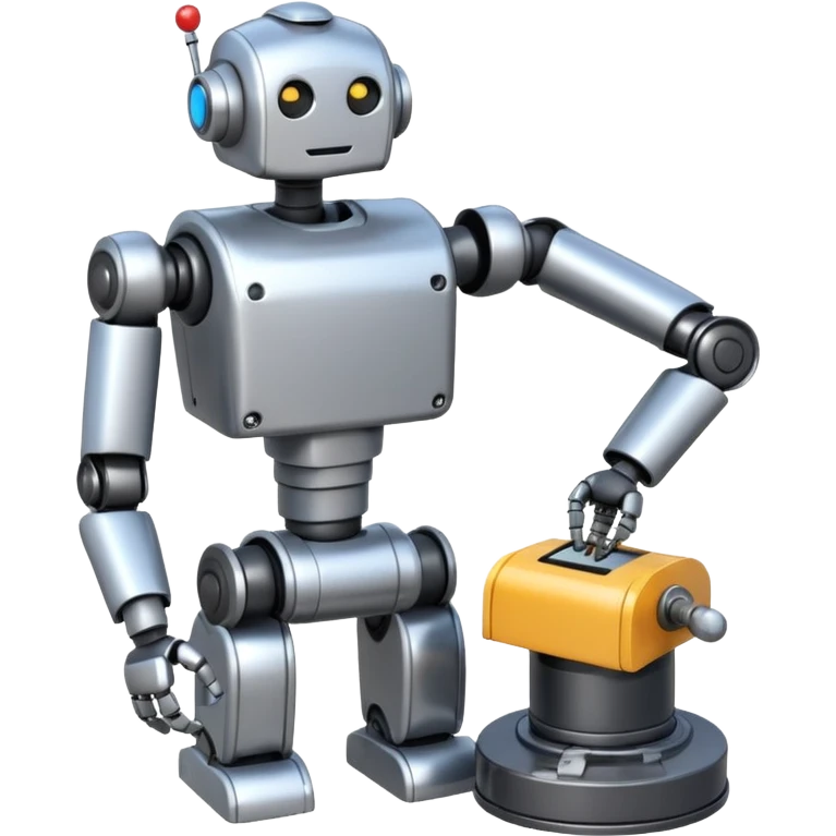 pricetag with an worker robot emoji