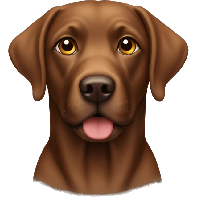 Brown Labrador  emoji
