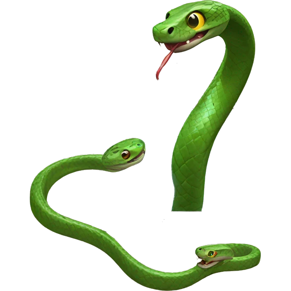 an snake with laptop emoji