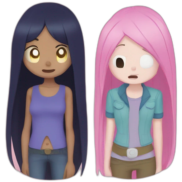 Adventure time bubbline emoji