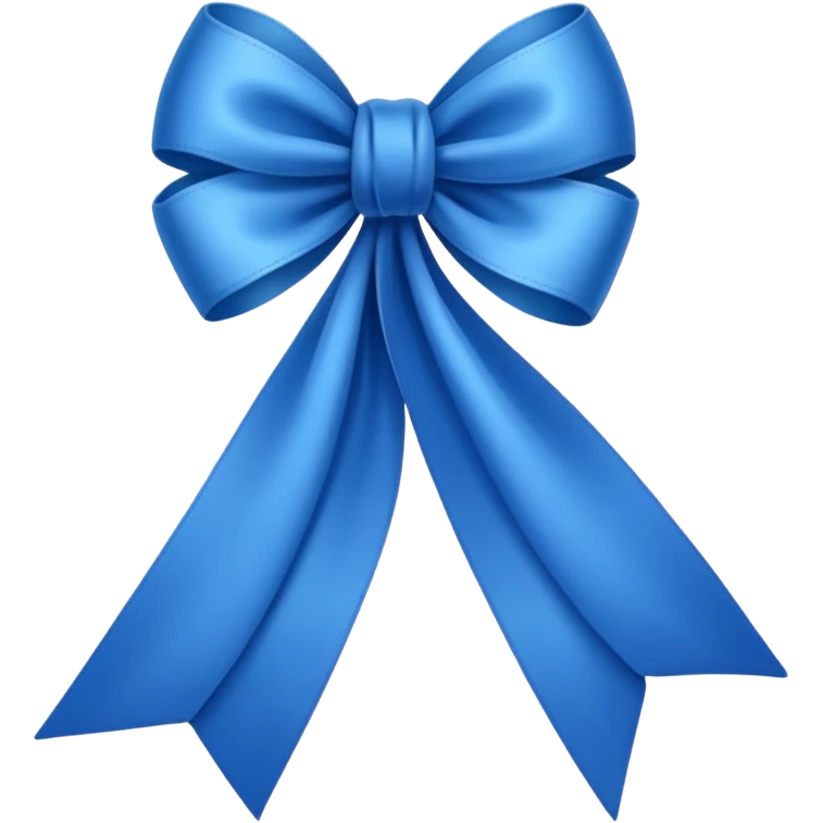Lazo azul emoji