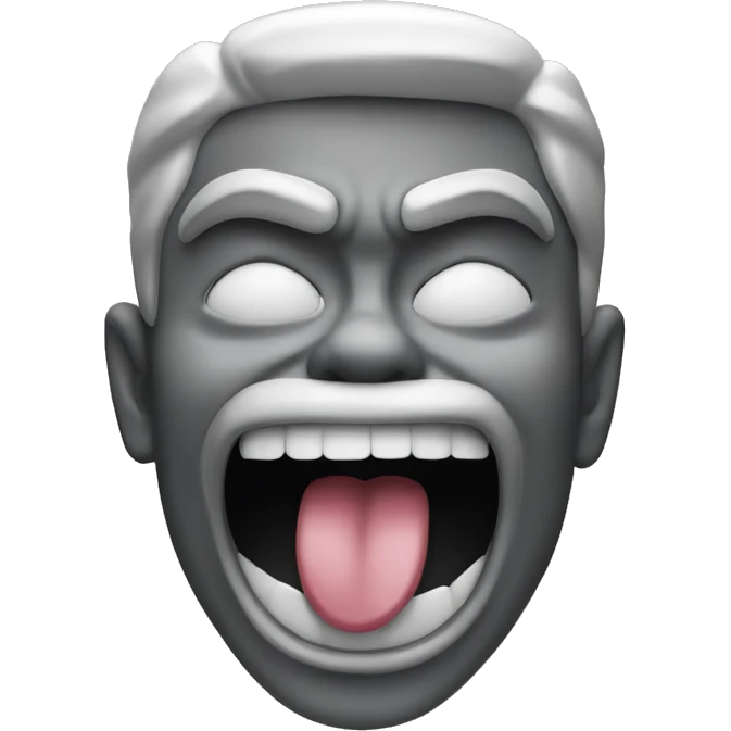 Emoji which shows the heavy metal sign and his tongue out emoji