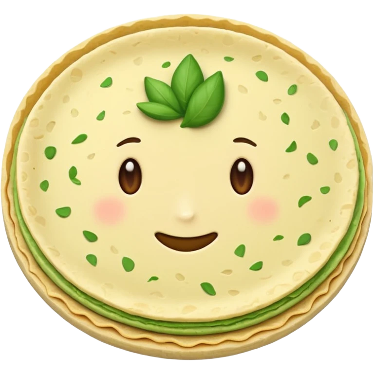 light green tortila emoji