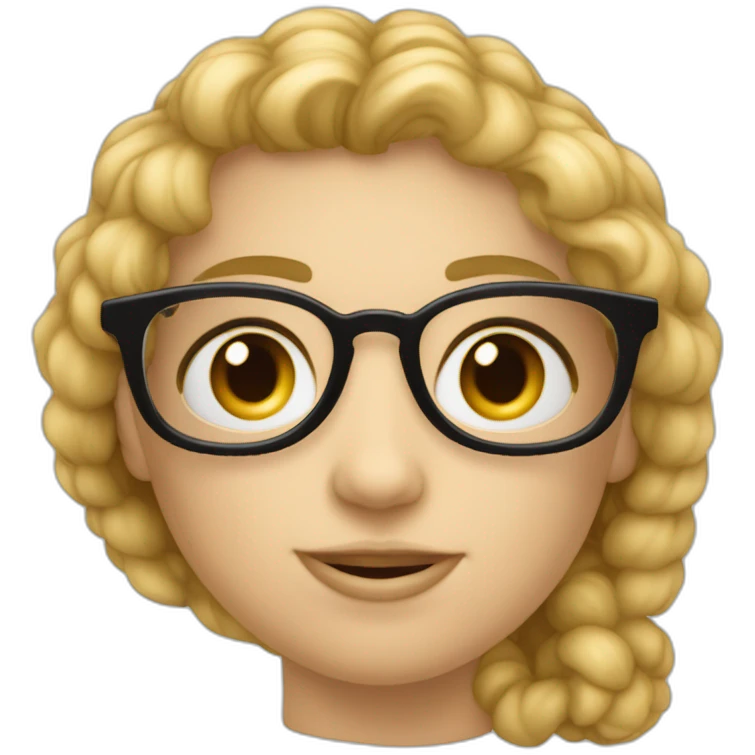 Bobo parisien petite lunette grand coeur emoji